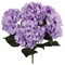 Artificial 20" Hydrangea Bush Lavender- 7 Heads, 2 Pieces Set - Premium Faux Silk Flowers for Home Decor, Wedding, & Events